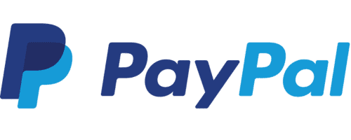 PayPal logo featuring a stylized double P icon in blue tones next to the PayPal wordmark in dark and light bluea symbol often seen on digital loyalty card platforms for secure transactions